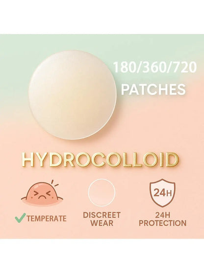Parches de Hidrogel para Acné – Cobertura Invisible Unisex 180/360/720 uds