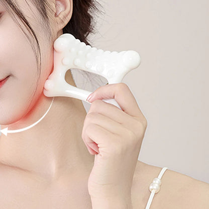 Tabla de masaje Gua Sha para mantenimiento Facial, placa de raspado de cuerpo completo portátil sin estática resinosa para mujeres y adultos, novedad de 2024