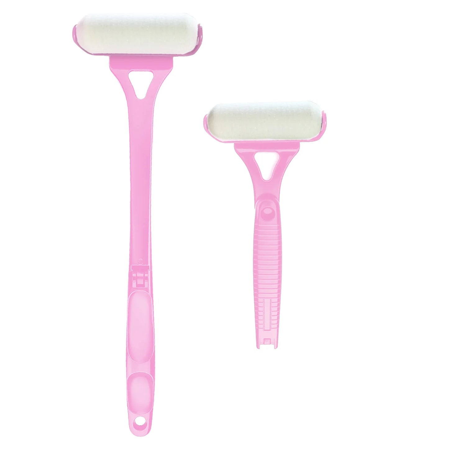 Aplicador de Loción y Protector Solar para Espalda – Mango Largo Plegable con 2 Cabezales