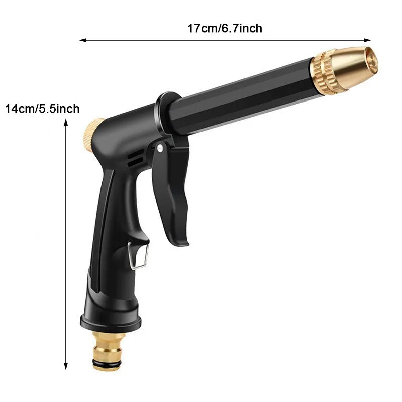 High-pressure water gun for car washing, garden hose nozzle, sprinkler, foam pot, quick connector for water tap, 1/3/5 pieces.