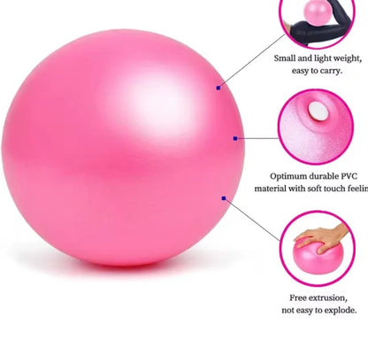25cm Yoga Ball for Exercise, Gymnastics, Fitness, Pilates, Balance Exercise, Gym, Fitness, Yoga Ball, Indoor Training, Yoga Ball Core
