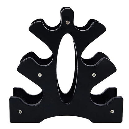 Soporte de Almacenamiento para Mancuernas de 3 Niveles, Soporte Multicapa para Mancuernas, Soporte para Pesas para el Hogar, Oficina o Gimnasio