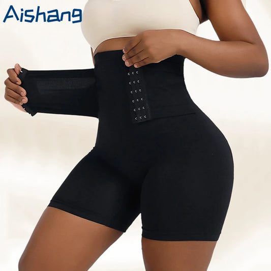 Women's Shapewear Tummy Control Body Shaper Fajas Hook Shorts Butt Lifter High Waist Underwear Slimming Panties