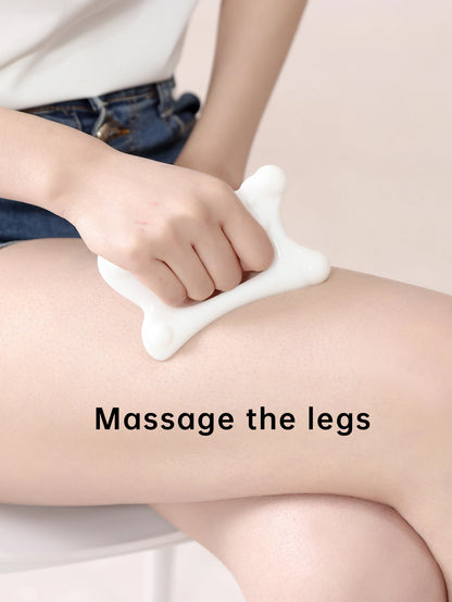 Tabla de masaje Gua Sha para mantenimiento Facial, placa de raspado de cuerpo completo portátil sin estática resinosa para mujeres y adultos, novedad de 2024