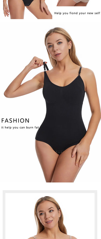 Body Moldeador Sexy Mujer – Sin Costuras, Levanta Glúteos, Cuerpo Completo con Entrepierna Abierta