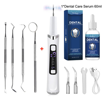 Escalador Dental Ultrasónico Eléctrico – 5 Modos, 9 Niveles, Eliminador de Sarro y Manchas | AFDEAL
