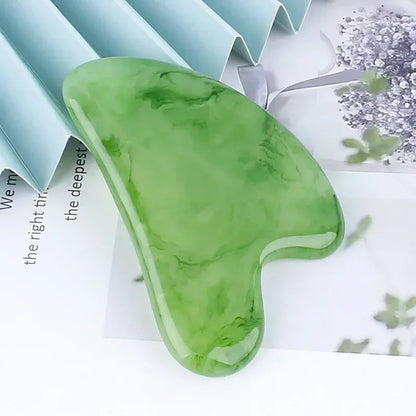 Tablero Gua Sha de Cera de Abejas – Masaje Facial y Acupuntura