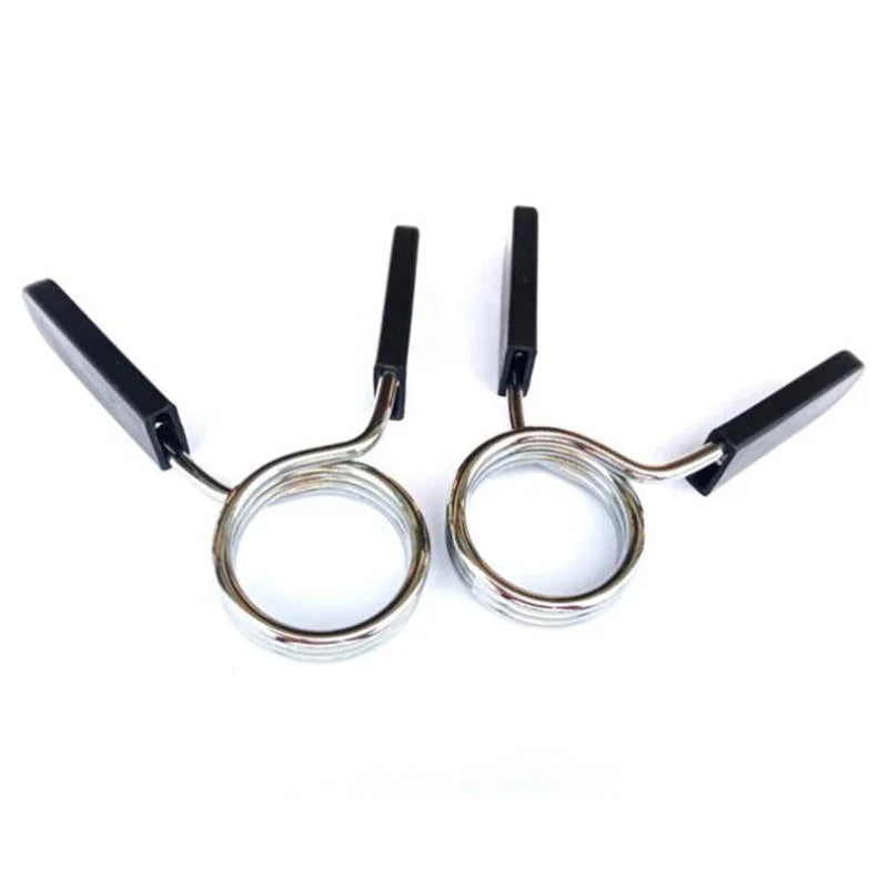 1 pieza 24/25/28/30mm abrazadera de barra Clips de cuello de resorte peso de gimnasio bloqueo de mancuernas Kit de elevación estándar bloqueo de barra