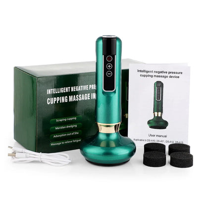 Smart Suction Medical Cupping Set, Beauty Massager, Glass Jars, Anti-Cellulite Cupping, Vacuum Slimming Guasha Massage