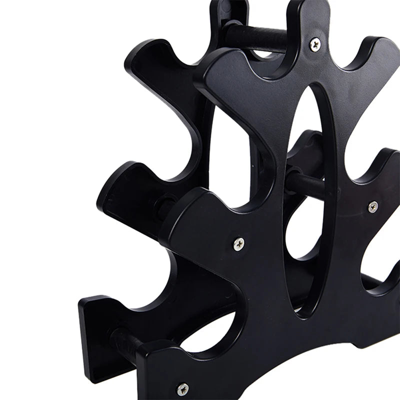 Soporte de Almacenamiento para Mancuernas de 3 Niveles, Soporte Multicapa para Mancuernas, Soporte para Pesas para el Hogar, Oficina o Gimnasio