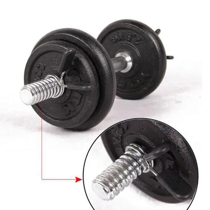 1 pieza 24/25/28/30mm abrazadera de barra Clips de cuello de resorte peso de gimnasio bloqueo de mancuernas Kit de elevación estándar bloqueo de barra