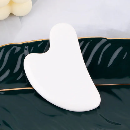 Tablero Gua Sha de Cera de Abejas – Masaje Facial y Acupuntura