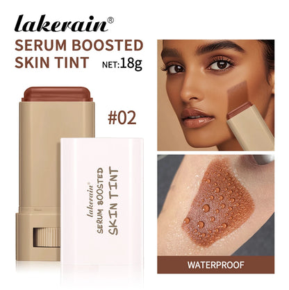 Base en Barra con Sérum – 6 Tonos, Alta Cobertura, Hidratante e Iluminadora