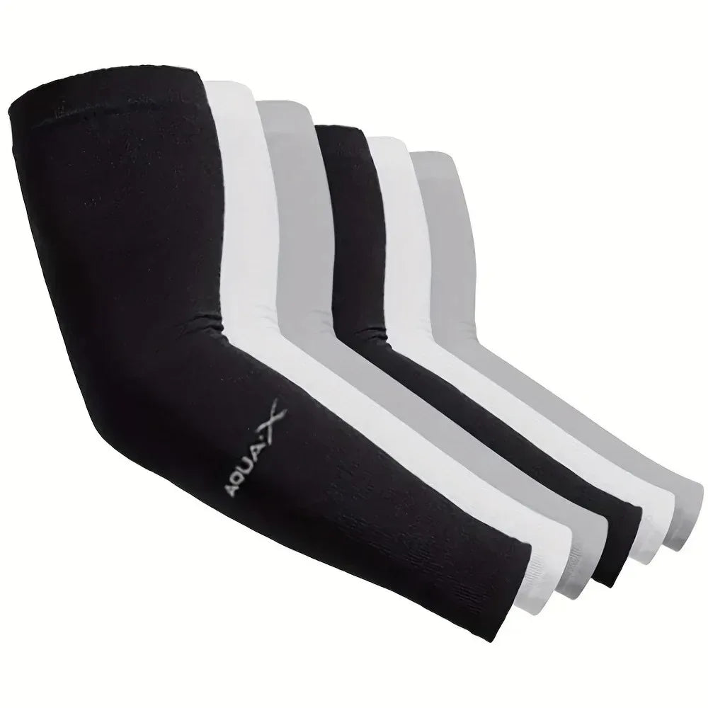 Mangas de Protección Solar UV para Brazos – Pack 3 Pares Transpirables