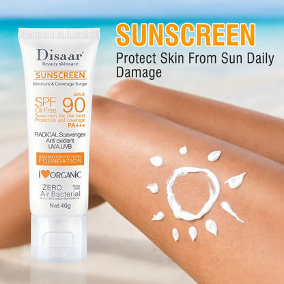 Facial Body Sunscreen, Waterproof, SPF 90+ UV, Sunblock, Skin Protective Cream, Anti-sun Facial Protection Cream for the Beach