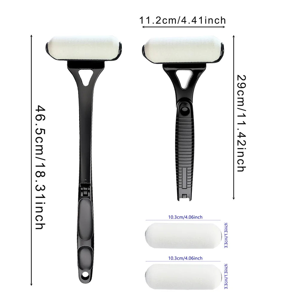Aplicador de Loción y Protector Solar para Espalda – Mango Largo Plegable con 2 Cabezales