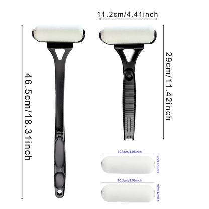 Aplicador de Loción y Protector Solar para Espalda – Mango Largo Plegable con 2 Cabezales