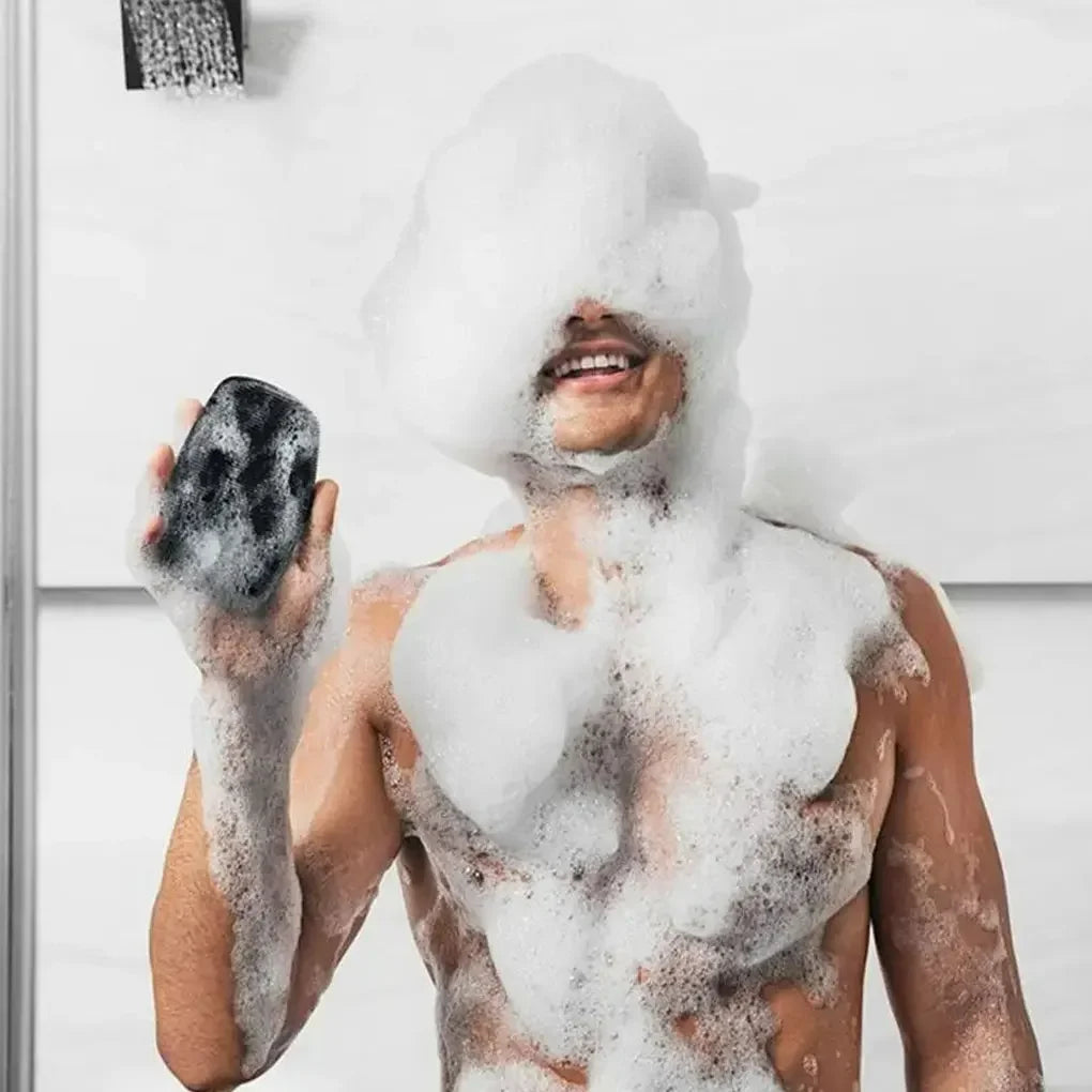Cepillo de limpieza corporal de silicona suave para exfoliación, práctico, fácil de limpiar, cepillo de baño de silicona, 1 ud.