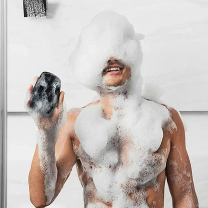 Cepillo de limpieza corporal de silicona suave para exfoliación, práctico, fácil de limpiar, cepillo de baño de silicona, 1 ud.