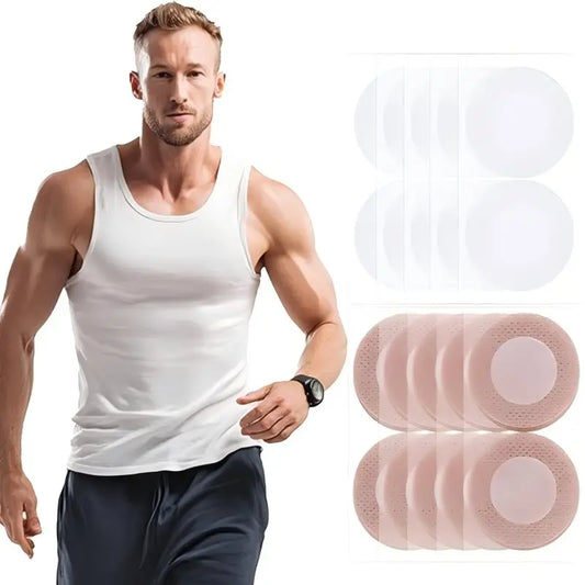 Fundas para Pezones para Hombre – Antifricción, Antisudor e Invisibles – Pack 100 Uds.