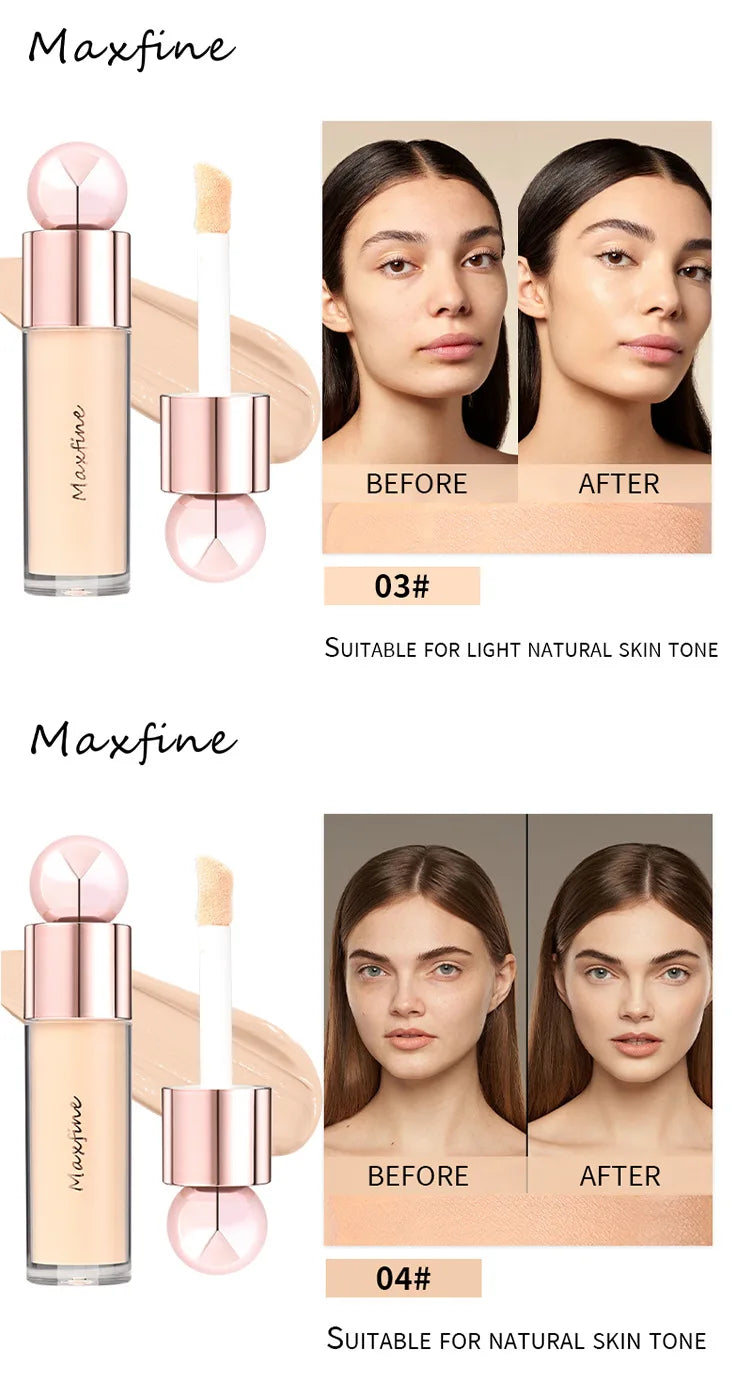 Pore-blurring, hydrating, oil-control, long-lasting, sweatproof, transfer-proof concealer to cover facial imperfections