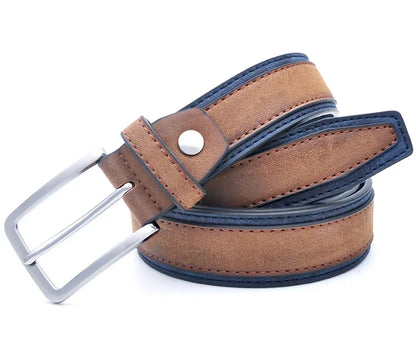 Cinturón de Moda para Hombre – Estilo Casual Lujoso, 3 Colores, Tallas 110-130 cm