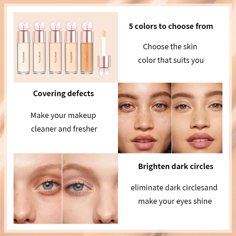 Pore-blurring, hydrating, oil-control, long-lasting, sweatproof, transfer-proof concealer to cover facial imperfections