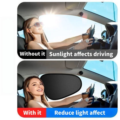 New Electrostatic Sun Visor for Car Side Window, 4-Layer Sunshade Curtains, Anti-Glare, UV Blocker, Internal Car Blocker, 99.9% UV