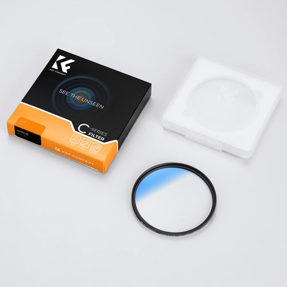 K&F Concept MC Ultra-Slim Multi-Coated HD UV Protection Filter 37mm 43mm 46mm 49mm 52mm 55mm 58mm 62mm 67mm 72mm 77mm 82mm