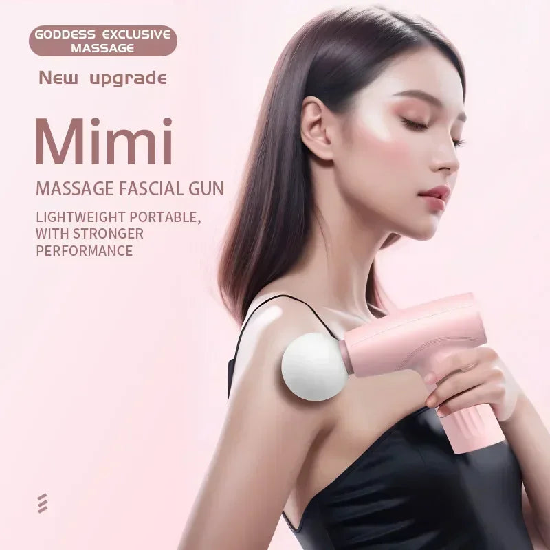 Mini Pistola de Masaje Muscular – Tejido Profundo y Fascia