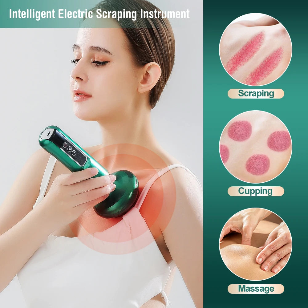 Smart Suction Medical Cupping Set, Beauty Massager, Glass Jars, Anti-Cellulite Cupping, Vacuum Slimming Guasha Massage