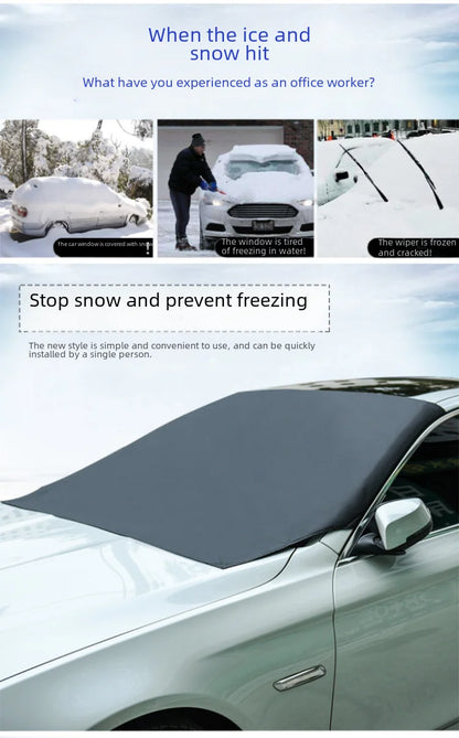 Magnetic absorption storage bag for car, waterproof sunshade, sun protector, Universal fit, front row, all models