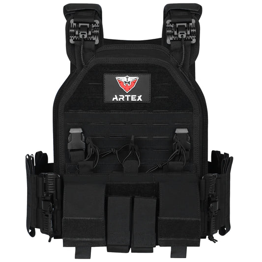 Chaleco Táctico MOLLE Artex AV-8008 – 1000D Nylon, Corte Láser