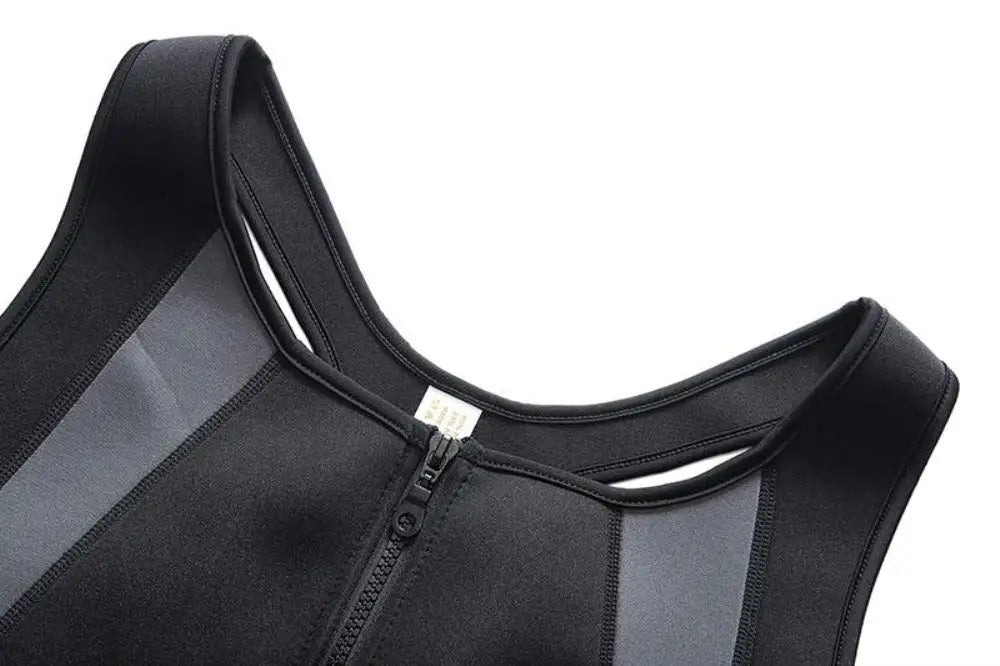 Men's Abdomen Reducer, Body Shaper, Sweat Promoter, Sauna Vest, Waist Trainer for Fitness, Tummy Slimming Shapewear, Fat Burner Tank Top