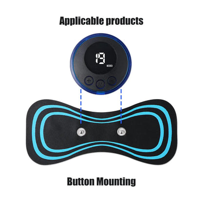 Cervical Massage Pad for Mini Cervical Massager, Self-adhesive Cervical Massage Patch for Neck Massager, 5/10 Pcs