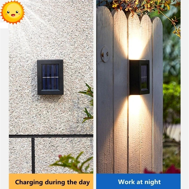 Outdoor Solar LED Light, Solar Lighting Sensor Lamp, Street Lights, Outdoor Garden Decoration, Garland, Waterproof Solar Collector
