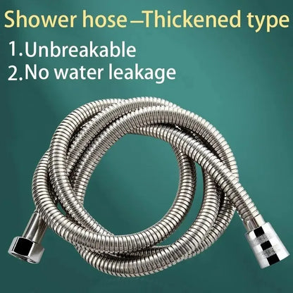 Pressurized Handheld Shower Head Set for Bathroom, Shower Nozzle, Large Water Outlet, 5 Modes, Universal Fit, Water Saving