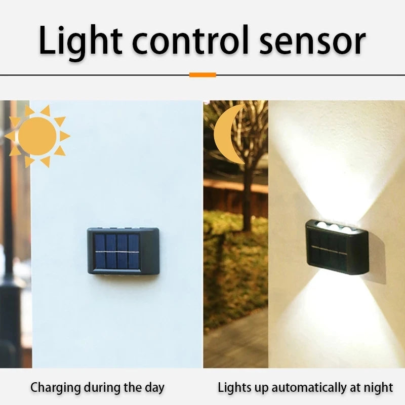 Outdoor Solar LED Light, Solar Lighting Sensor Lamp, Street Lights, Outdoor Garden Decoration, Garland, Waterproof Solar Collector