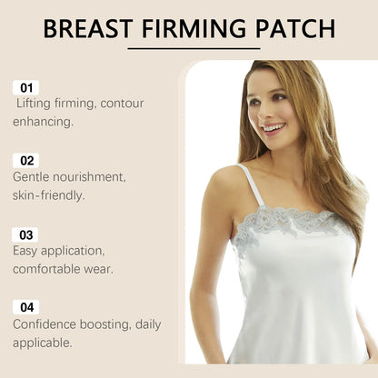 Breast lift patch, 10 Pcs, firming and shaping, skin care, hydrolyzed collagen, infusion, invisible and comfortable women's clothing
