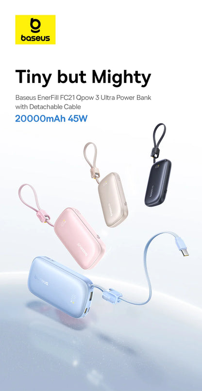 Power Bank Baseus 10 000/20 000 mAh | 45 W