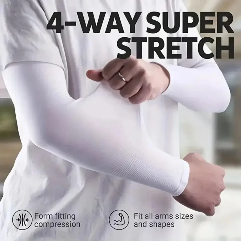 3 pares de fundas de protección solar transpirables, cubiertas de protección UV para brazos, usos para deportes, conducción, escudo de aventuras al aire libre