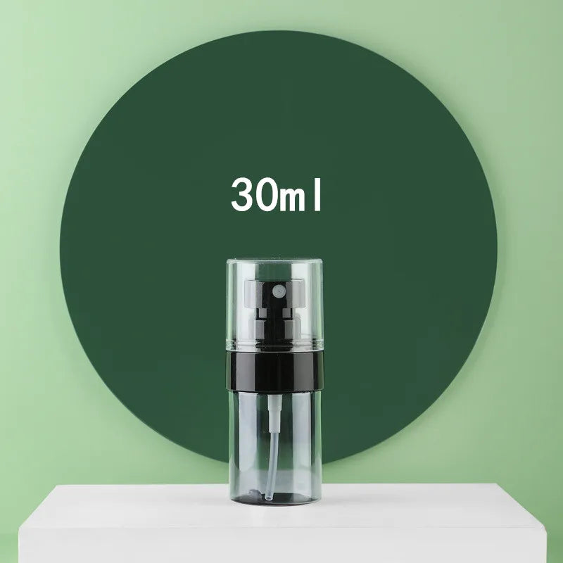 Botella pulverizadora esterilizada con Alcohol, dispensador de tóner para cosméticos, botella vacía con pulverizador en movimiento, portátil, para viaje, 30/60/80/100/120ml