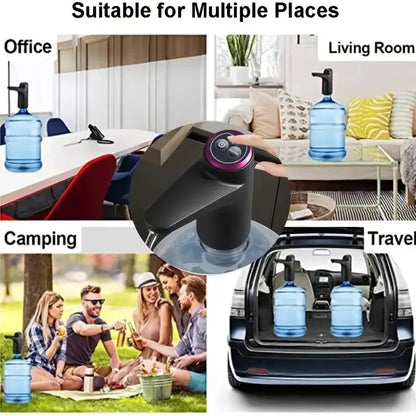 5 Gallon USB Charging Portable Water Dispenser: Automatic Electric Pump Suitable for Home, Office, and Outdoor Use