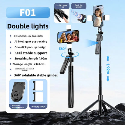 Gimbal para Teléfono con IA | Trípode Bluetooth