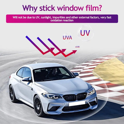 Lámina Tintada para Parabrisas de Coche 50x300cm – Protector UV, VLT 1%-50%