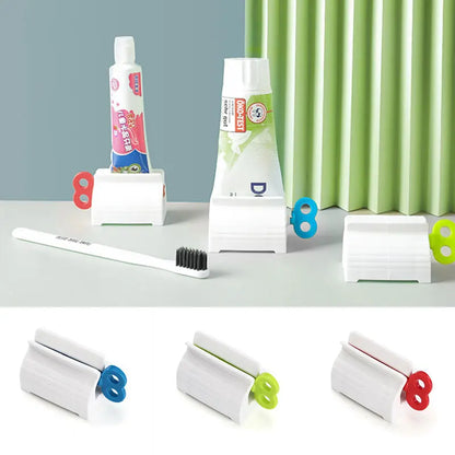 Tubo de pasta de dientes exprimidor con Clip limpiador Facial prensa Manual exprimidor de pasta de dientes compañero suministros de baño multifuncionales