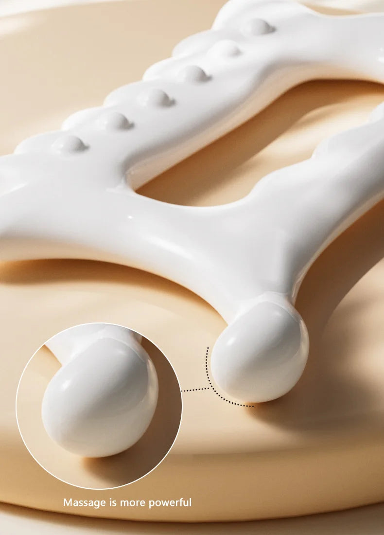 Tabla de masaje Gua Sha para mantenimiento Facial, placa de raspado de cuerpo completo portátil sin estática resinosa para mujeres y adultos, novedad de 2024
