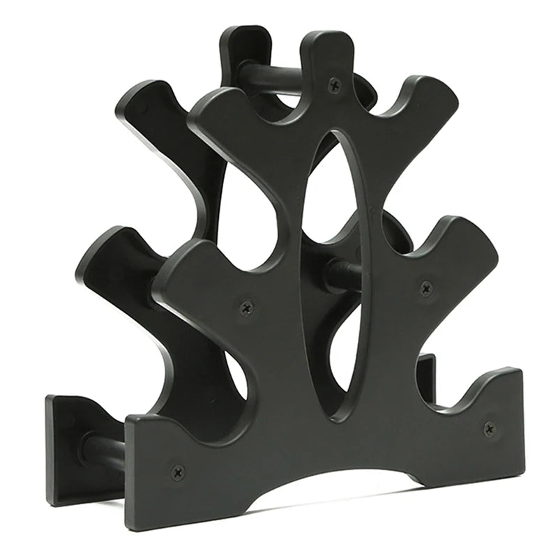 Soporte de Almacenamiento para Mancuernas de 3 Niveles, Soporte Multicapa para Mancuernas, Soporte para Pesas para el Hogar, Oficina o Gimnasio
