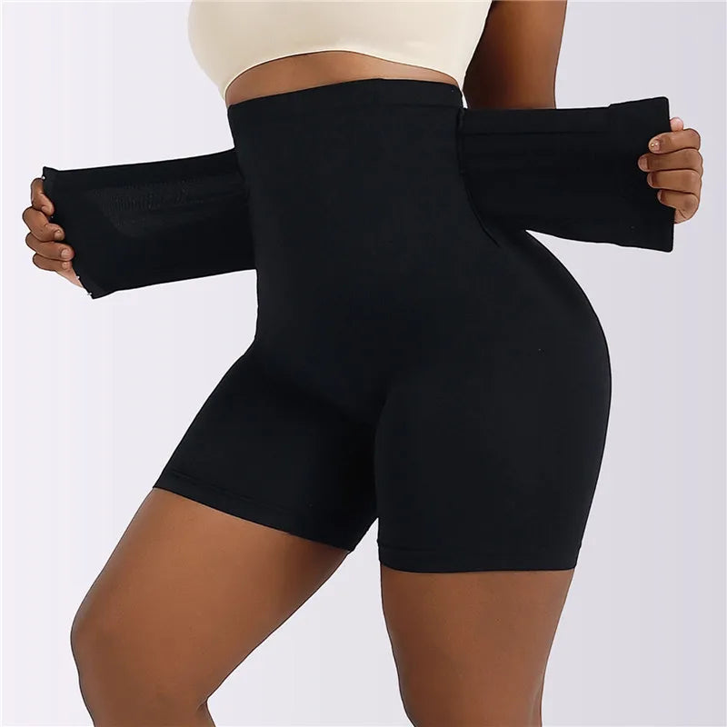 Women's Shapewear Tummy Control Body Shaper Fajas Hook Shorts Butt Lifter High Waist Underwear Slimming Panties