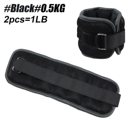 1 Pair Ankle and Wrist Weights (0.25kg/0.5kg each pack) for Women and Men, New Leg and Arm Weights Set with Adjustable Straps for Exercise